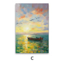 Quadro Stampa su Tela Barca solitaria - CupidoDesign