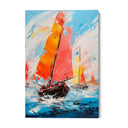 Quadro Stampa su Tela Barche nella Tempesta - CupidoDesign