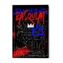 Quadro Stampa su Tela Basquiat Black - CupidoDesign