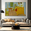 Quadro Stampa su Tela Bedroom in Arles, Vincent Van Gogh - CupidoDesign