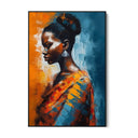Quadro Stampa su Tela Bellezza africana - CupidoDesign