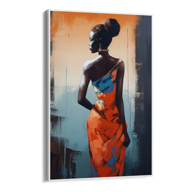 Quadro Stampa su Tela Bellezza africana - CupidoDesign