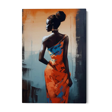 Quadro Stampa su Tela Bellezza africana - CupidoDesign