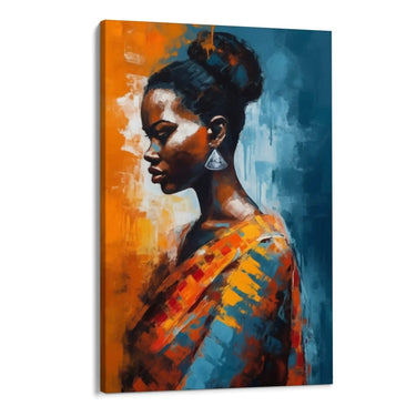 Quadro Stampa su Tela Bellezza africana - CupidoDesign
