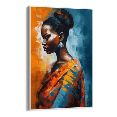 Quadro Stampa su Tela Bellezza africana - CupidoDesign