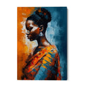 Quadro Stampa su Tela Bellezza africana - CupidoDesign