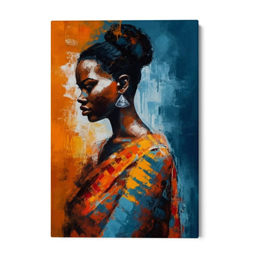 Quadro Stampa su Tela Bellezza africana - CupidoDesign