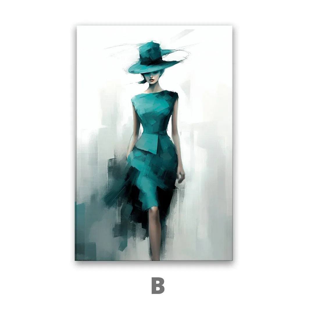 Quadro Stampa su Tela Bellezza nascosta - CupidoDesign