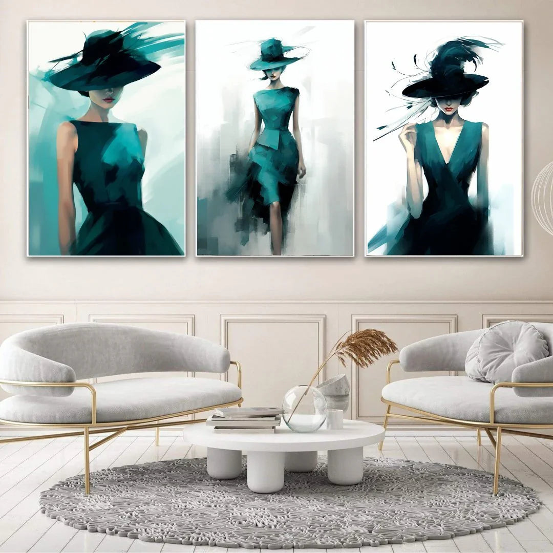 Quadro Stampa su Tela Bellezza nascosta - CupidoDesign