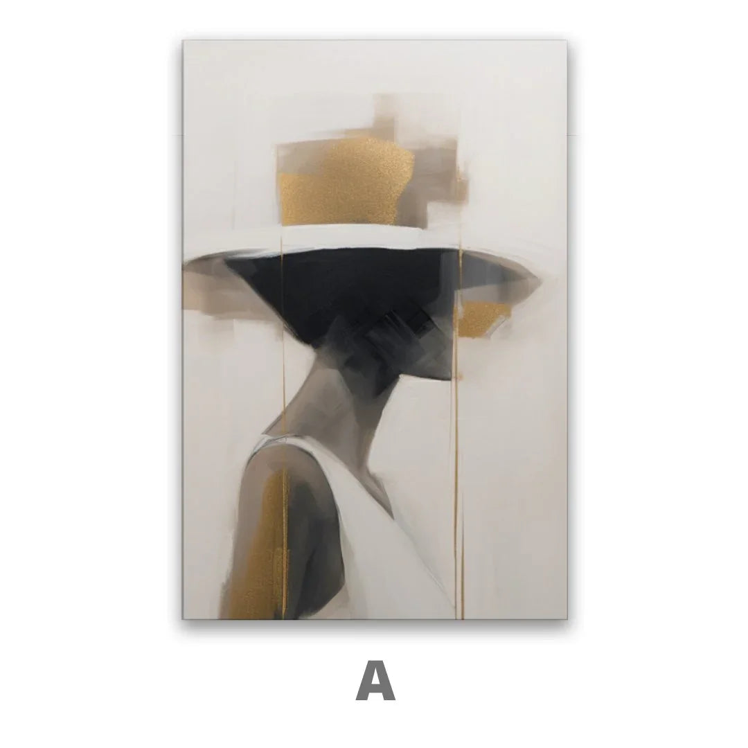 Quadro Stampa su Tela Bellezza silenziosa - CupidoDesign