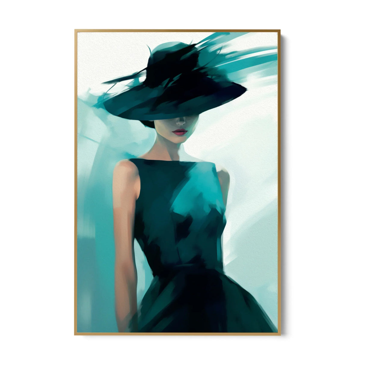 Quadro Stampa su Tela Bellezza nascosta - CupidoDesign