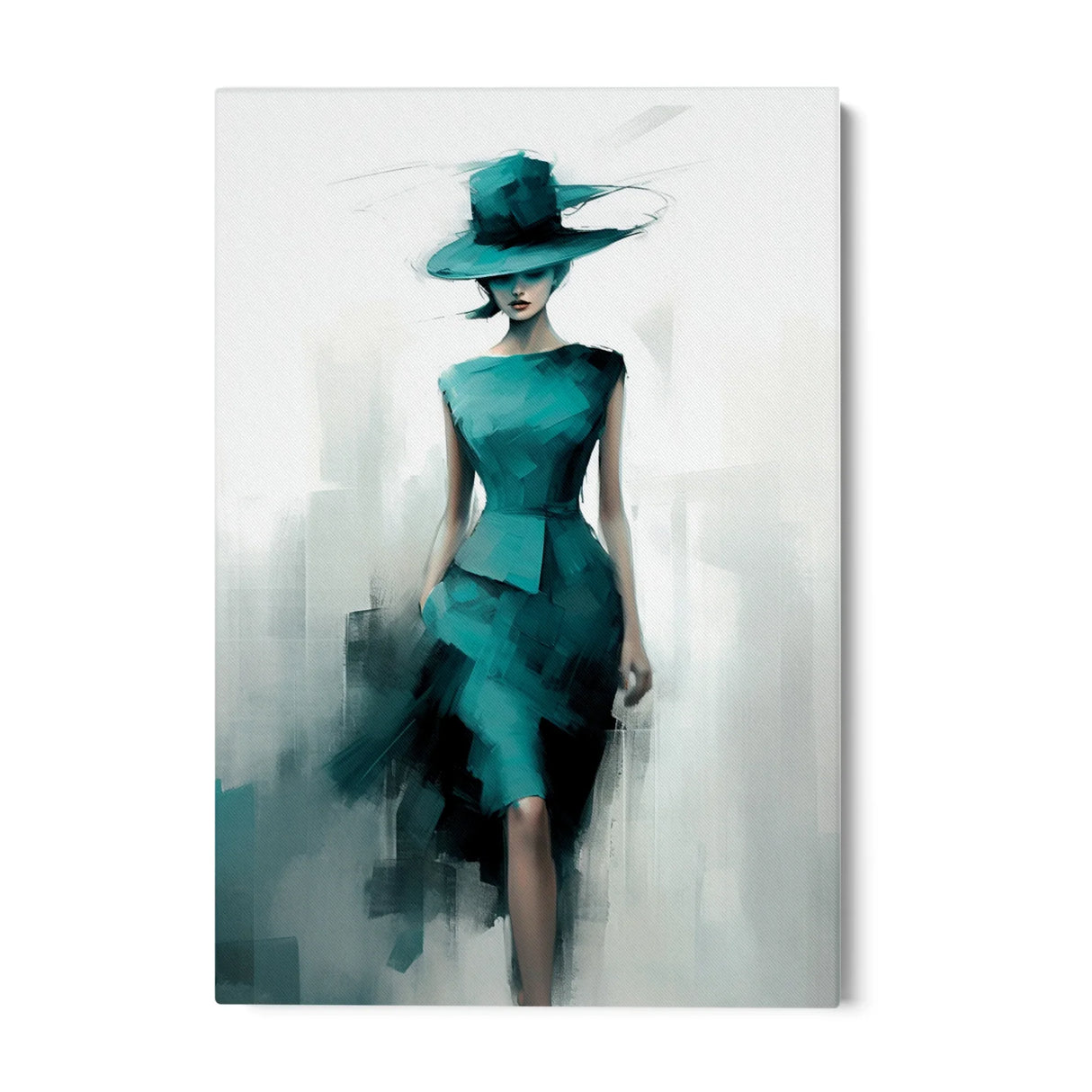 Quadro Stampa su Tela Bellezza nascosta - CupidoDesign