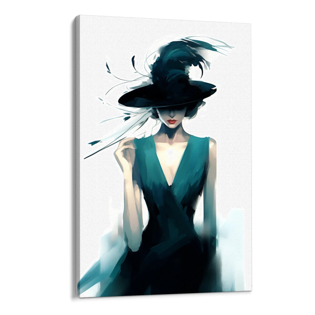 Quadro Stampa su Tela Bellezza nascosta - CupidoDesign