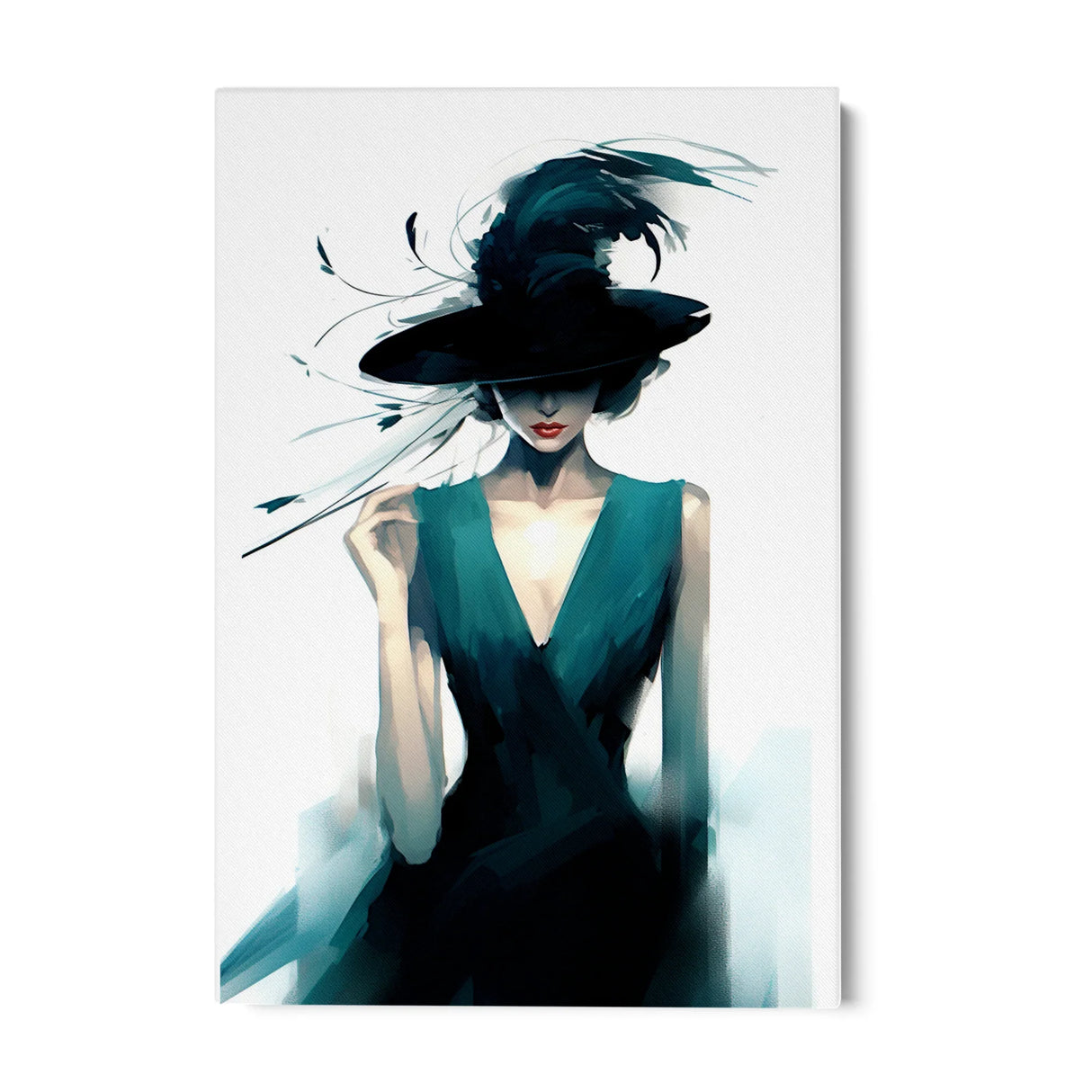 Quadro Stampa su Tela Bellezza nascosta - CupidoDesign