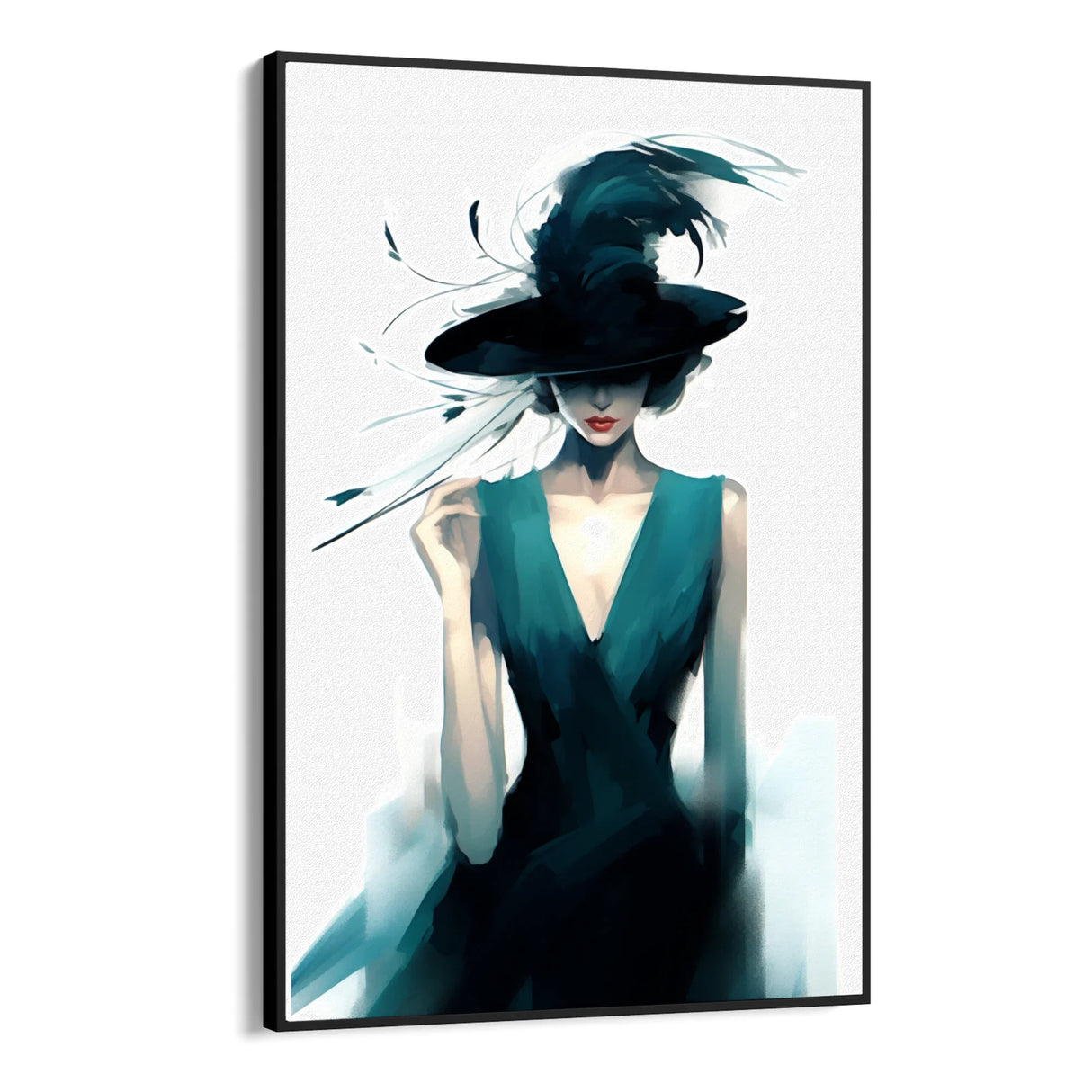 Quadro Stampa su Tela Bellezza nascosta - CupidoDesign