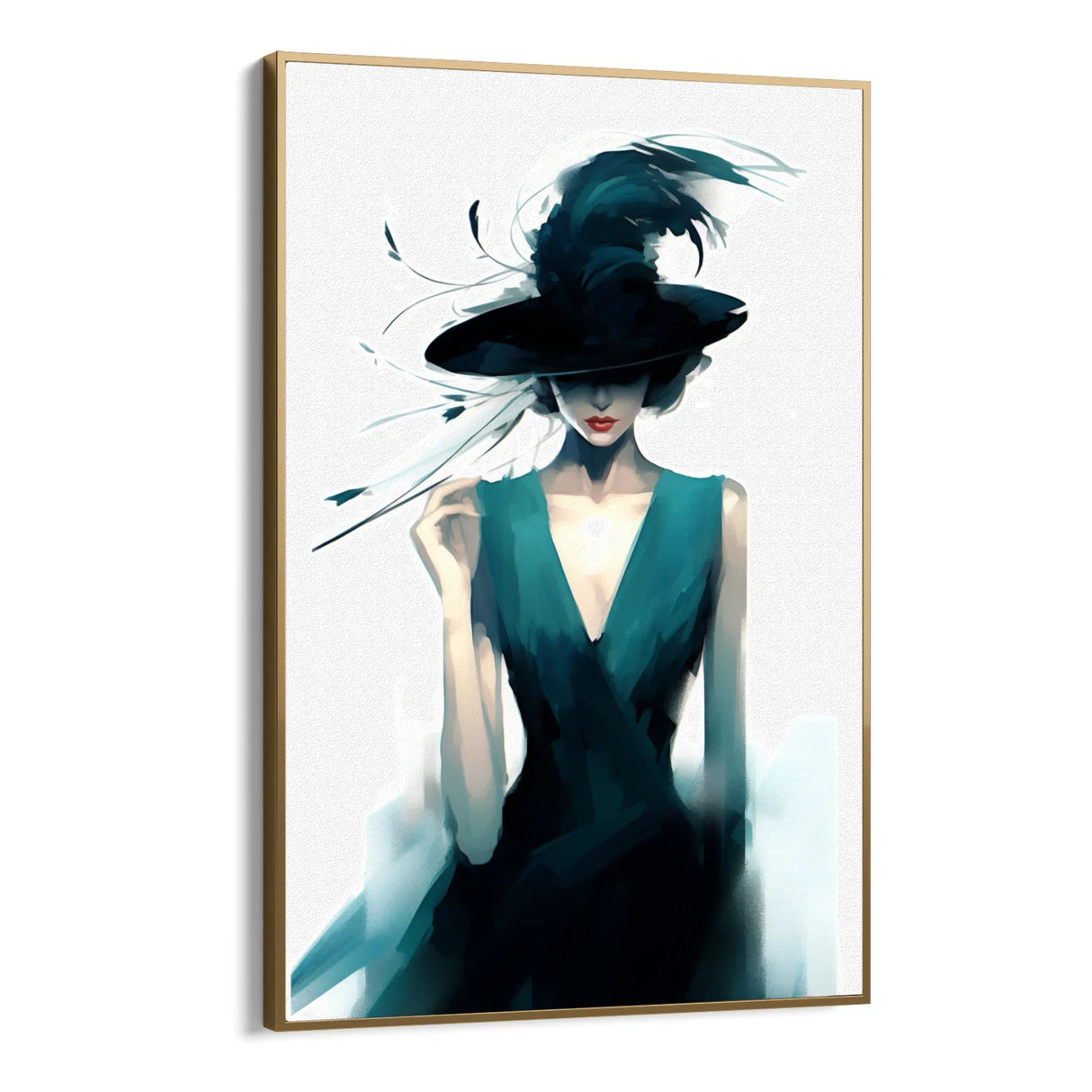 Quadro Stampa su Tela Bellezza nascosta - CupidoDesign