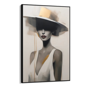 Quadro Stampa su Tela Bellezza silenziosa - CupidoDesign