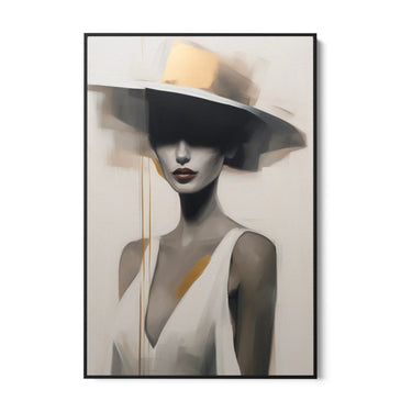 Quadro Stampa su Tela Bellezza silenziosa - CupidoDesign