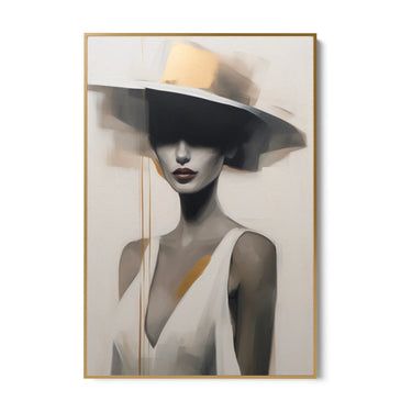 Quadro Stampa su Tela Bellezza silenziosa - CupidoDesign