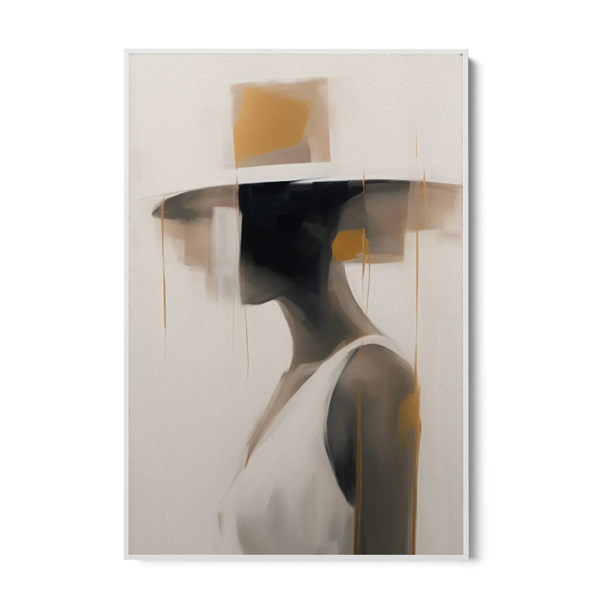 Quadro Stampa su Tela Bellezza silenziosa - CupidoDesign