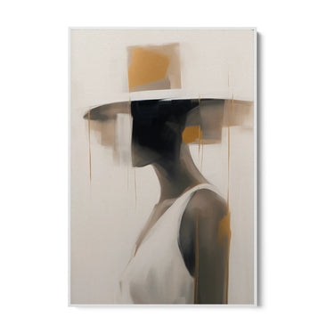 Quadro Stampa su Tela Bellezza silenziosa - CupidoDesign