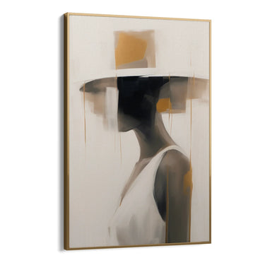 Quadro Stampa su Tela Bellezza silenziosa - CupidoDesign