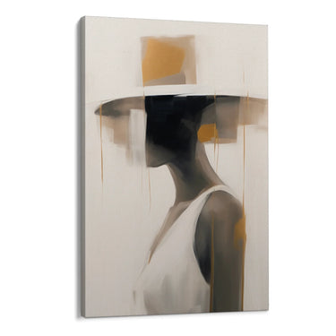 Quadro Stampa su Tela Bellezza silenziosa - CupidoDesign