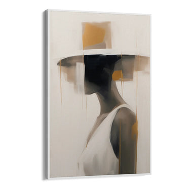 Quadro Stampa su Tela Bellezza silenziosa - CupidoDesign