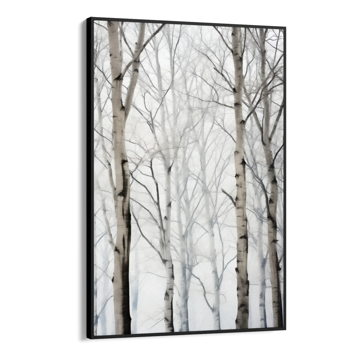 Quadro Stampa su Tela Betulle d'inverno - CupidoDesign