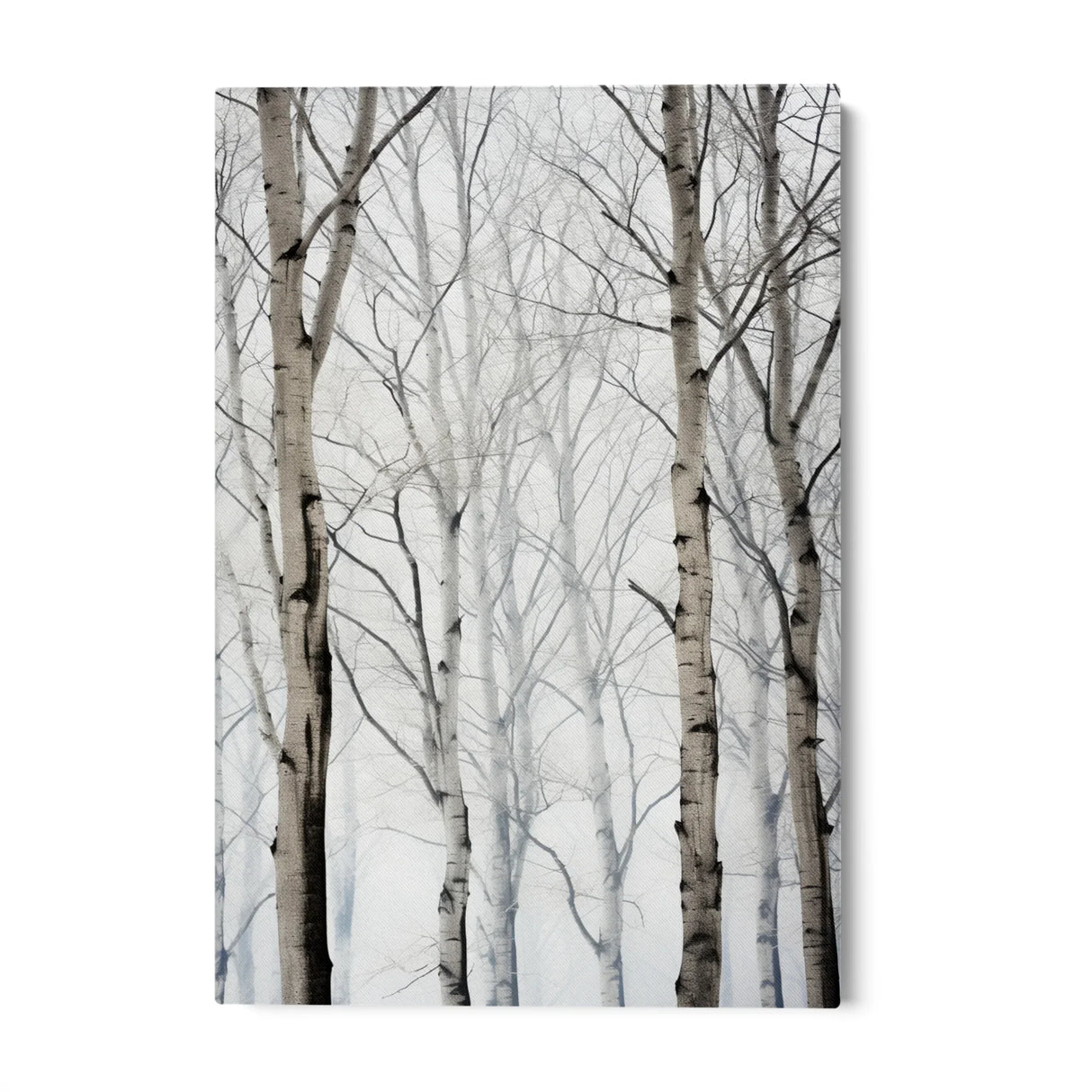 Quadro Stampa su Tela Betulle d'inverno - CupidoDesign