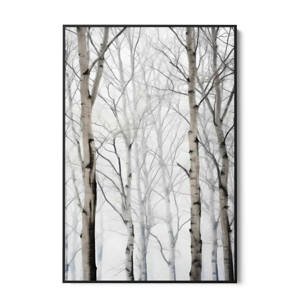 Quadro Stampa su Tela Betulle d'inverno - CupidoDesign