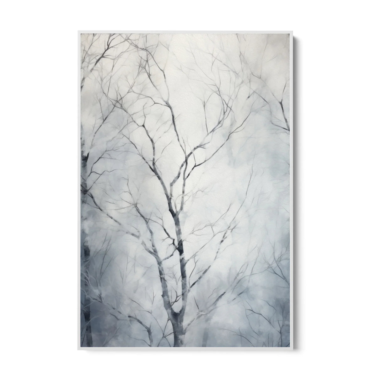Quadro Stampa su Tela Betulle d'inverno - CupidoDesign