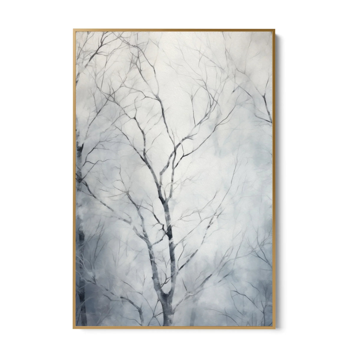 Quadro Stampa su Tela Betulle d'inverno - CupidoDesign