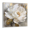 Quadro Stampa su Tela Bianca Peonia - CupidoDesign