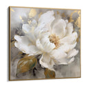 Quadro Stampa su Tela Bianca Peonia - CupidoDesign