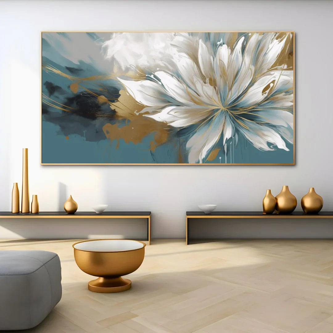 Quadro Stampa su Tela Bianca Visione Primaverile - CupidoDesign