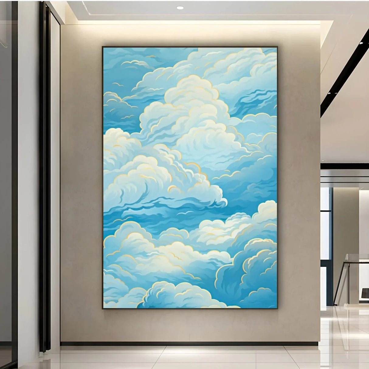 Quadro Stampa su Tela Bianco Infinito - CupidoDesign