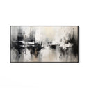 Quadro Stampa su Tela Bianco&Nero Astratto - CupidoDesign