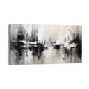 Quadro Stampa su Tela Bianco&Nero Astratto - CupidoDesign