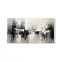 Quadro Stampa su Tela Bianco&Nero Astratto - CupidoDesign