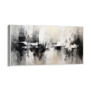 Quadro Stampa su Tela Bianco&Nero Astratto - CupidoDesign
