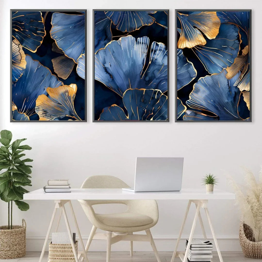 Quadro Stampa su Tela Blu Etereo - CupidoDesign