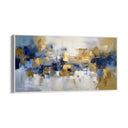Quadro Stampa su Tela Blue & Gold - CupidoDesign