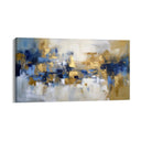 Quadro Stampa su Tela Blue & Gold - CupidoDesign