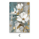 Quadro Stampa su Tela Bocciolo celeste - CupidoDesign