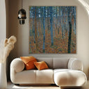 Quadro Stampa su Tela Bosco di betulle - Gustav klimt - CupidoDesign