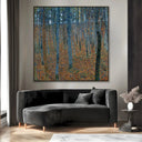 Quadro Stampa su Tela Bosco di betulle - Gustav klimt - CupidoDesign