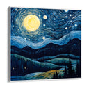 Quadro Stampa su Tela Bosco sotte le stelle - CupidoDesign
