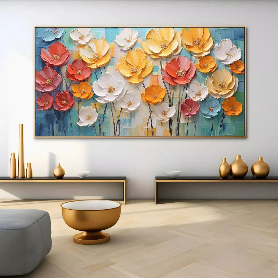 Quadro Stampa su Tela Bouquet di Luce - CupidoDesign