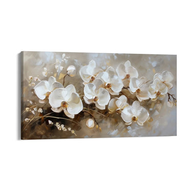 Quadro Stampa su Tela Bouquet di bianco - CupidoDesign